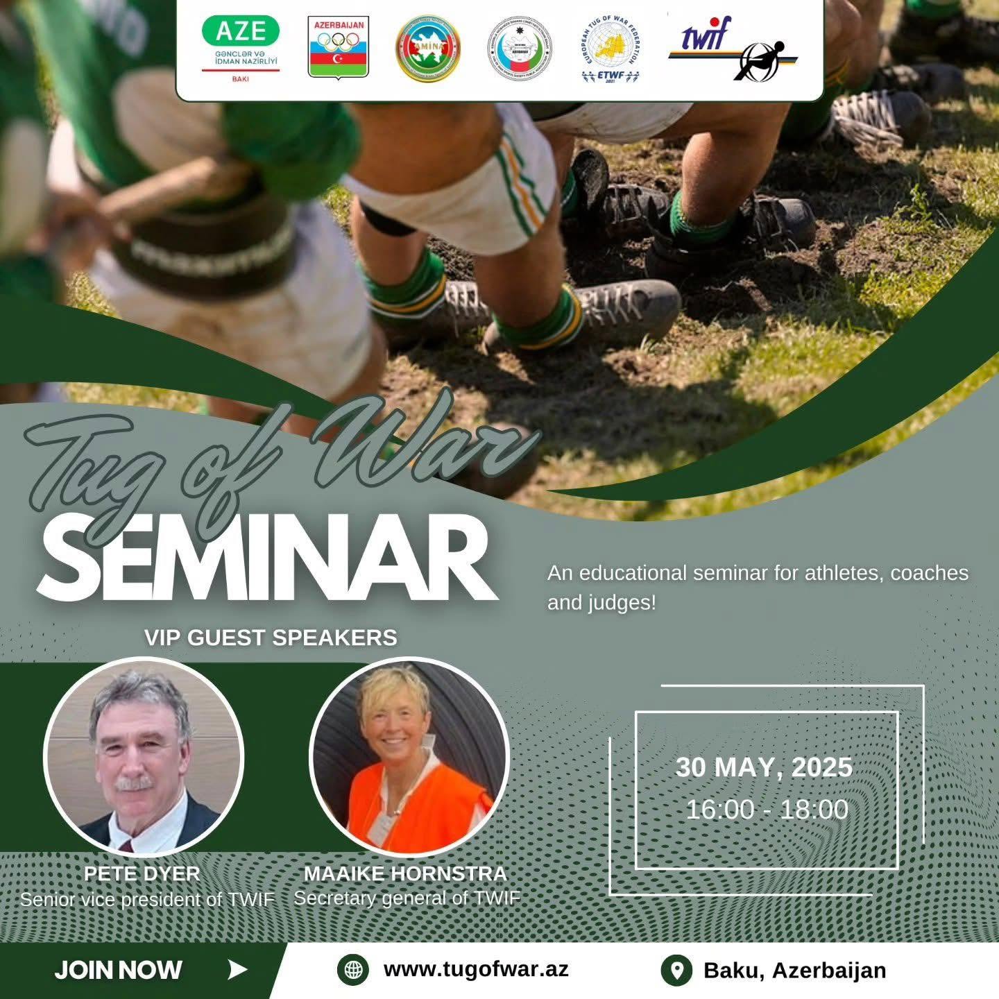 DUYURU | Uluslararası Halat Çekme Semineri - Bakü 2025