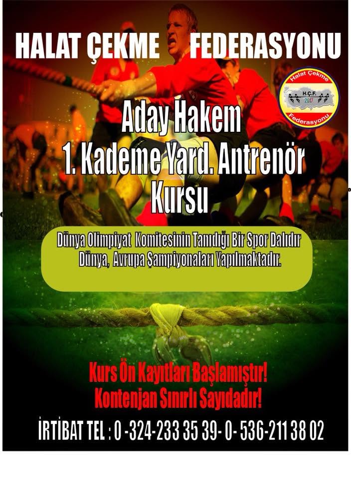 1.KADEME YRD. ANTRENÖR KURSU ve ADAY HAKEM KURSUNA KATILIM ŞARTLAR
