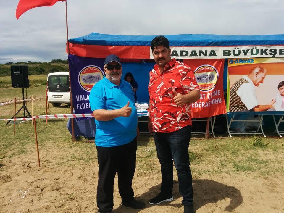 Adana Yumurtalık sahilinde eğlence ve spor bir arada...