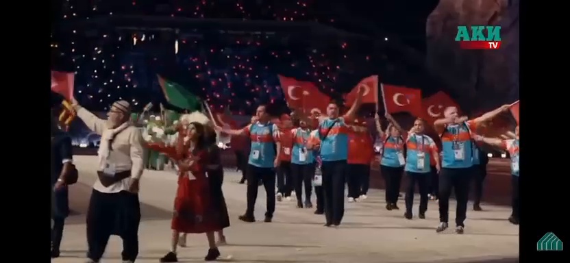 PRESIDENT ERDOĞAN GREETS TURKISH ATHLETES AT THE WORLD NOMAD GAMES
