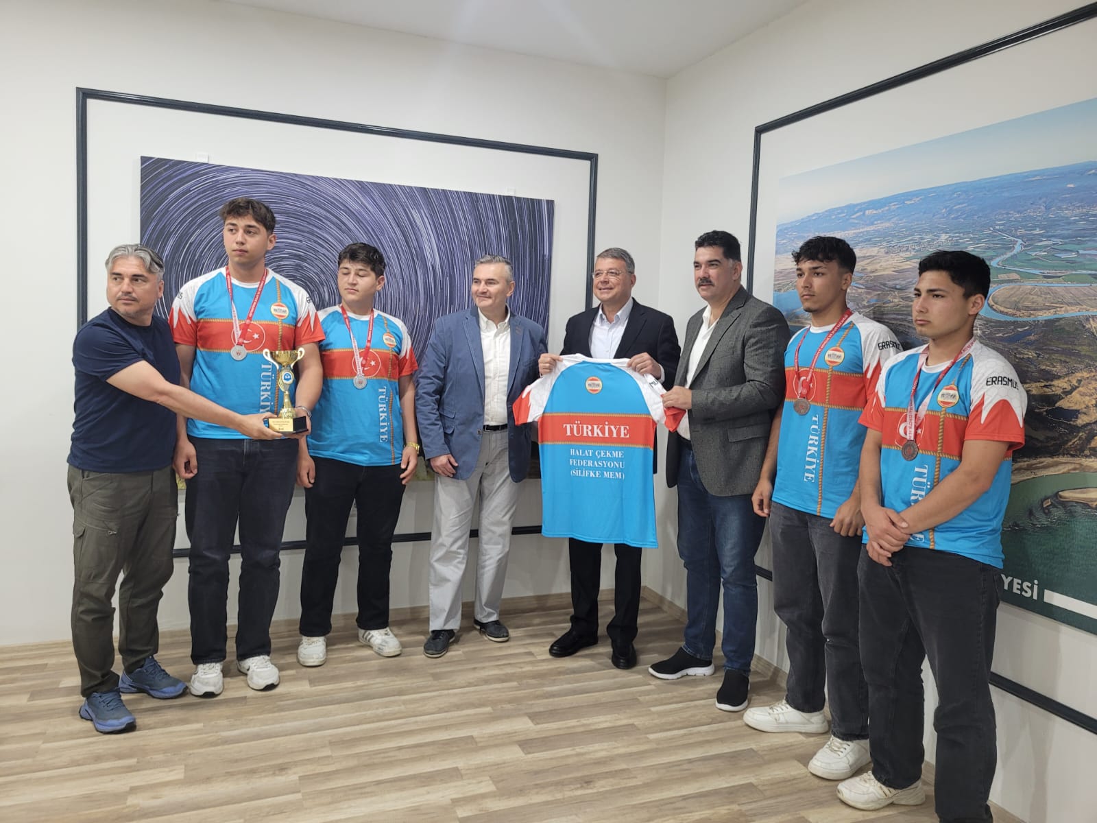A visit to Silifke Mayor Dr. Mustafa Turgut at his office. - 1